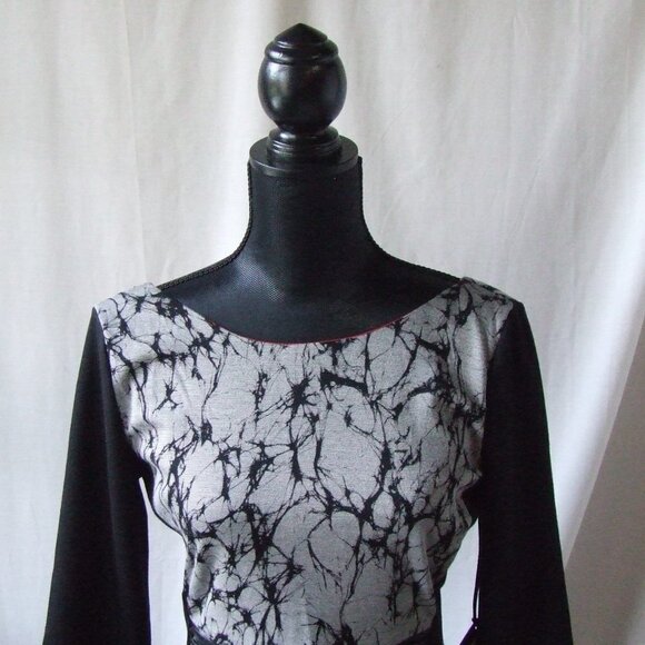 Sooz by Isabel C dress bodycon grey black stretchy European 40 size medium new - Picture 5 of 16